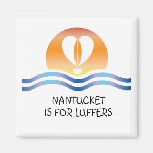 Luffers Sunset_Nantucket magneet (Voorkant)