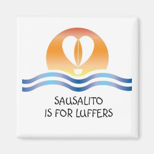 Luffers Sunset_Sausalito magnet
