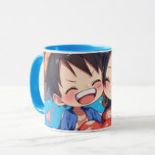 Luffy & Boa Hancock Anime Mug Mok (Voorkant links)