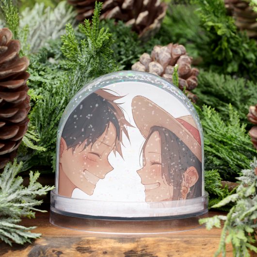 Luffy & Boa Hancock Anime Snow Globe Sneeuwbol (Winter)