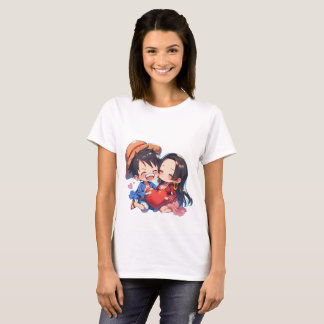 Luffy & Boa Hancock Dames T-Shirt
