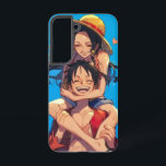 Luffy & Boa Hancock Valentine Phone Case Samsung Galaxy Hoesje<br><div class="desc">Celebrate love anime-style with this romantic phone case for Samsung Galaxy S22 inspired by Monkey D. Luffy and Boa Hancock from One Piece. Featuring a charming design perfect for Valentine’s Day, this case captures the playful bond between the fearless pirate captain and the Pirate Empress. Stylish, durable, and eye-catching, it’s...</div>