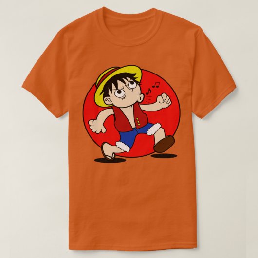 Luffy de aap t-shirt (Design voorkant)