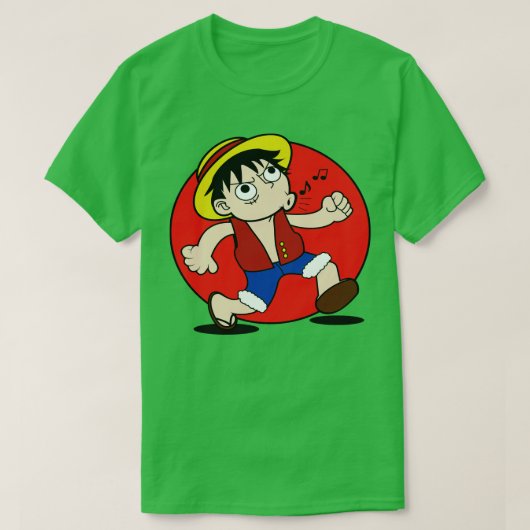 Luffy de aap t-shirt (Design voorkant)