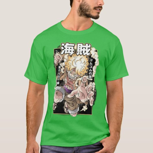 Luffy Gear 5 creatief T-shirt (Voorkant)