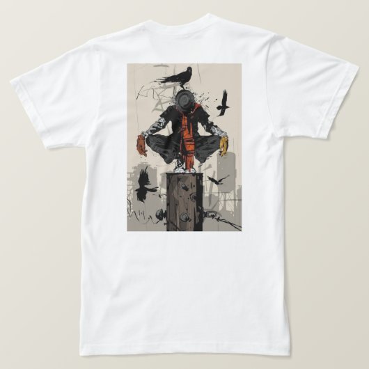 Luffy Inspired Anime T-shirt – One Piece Fan T-shi (Design achterkant)