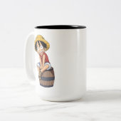 Luffy One Piece Mug Tweekleurige Koffiemok (Voorkant links)