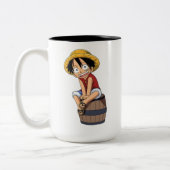 Luffy One Piece Mug Tweekleurige Koffiemok (Links)