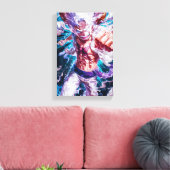 Luffy Versnelling 5 Bevrijding Canvas Afdruk (Insitu (Woonkamer))