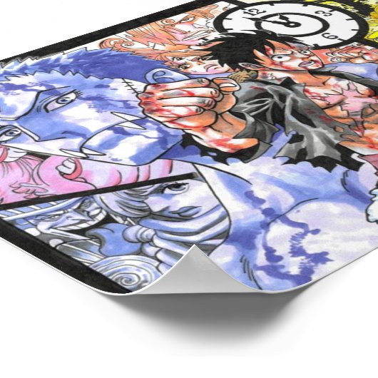 luffy vs katakuri poster (Hoek)