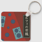 luffy wano kimino sleutelhanger (Achterkant)