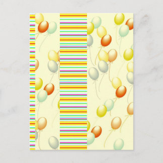 Luftballons Briefkaart