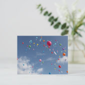 Luftballons Briefkaart (Staand voorkant)