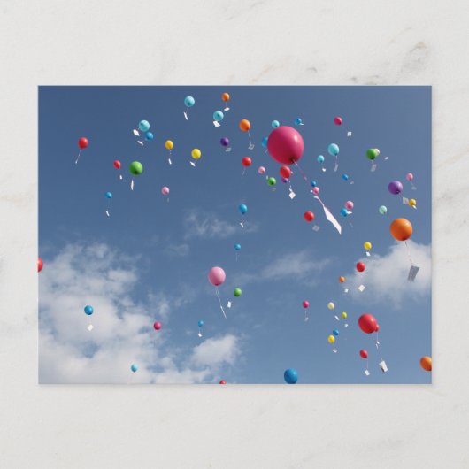 Luftballons Briefkaart (Voorkant)