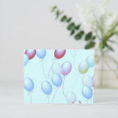 Luftballons Briefkaart (Staand voorkant)