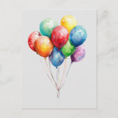 Luftballons Briefkaart (Voorkant)