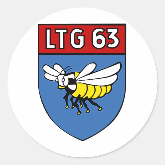 Lufttransportgeschwader 63 ronde sticker (Voorkant)
