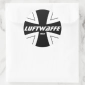 Luftwaffe Classic ronde Sticker, glanzend Sticker (Tas)