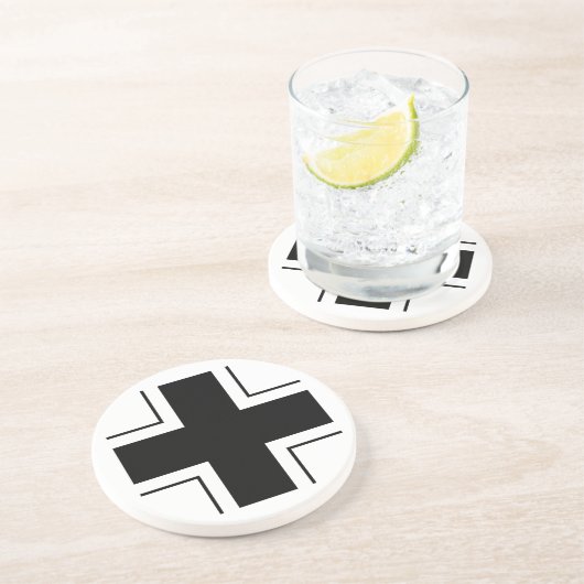 Luftwaffe Cupholder Zandsteen Onderzetter (Zijkant)