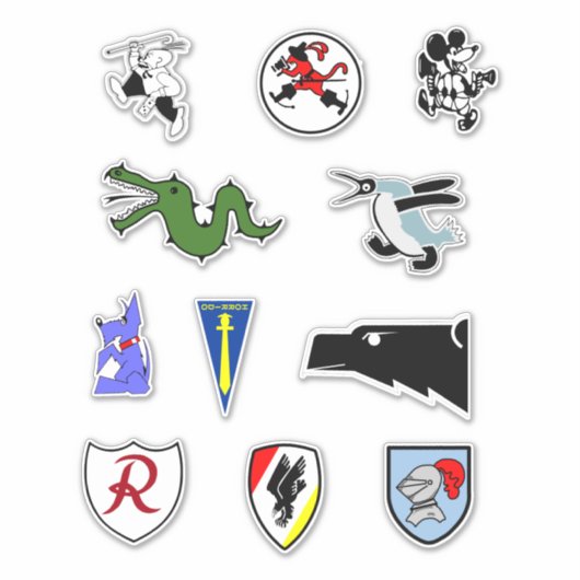 Luftwaffe Emblemen Stickers Collectie (Voorkant)
