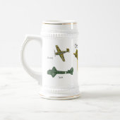 Luftwaffe Stein Bierpul (Links)