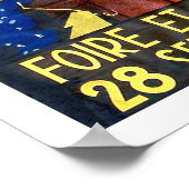 Lugano, Italië, meisje maakt wijn, Poster (Hoek)