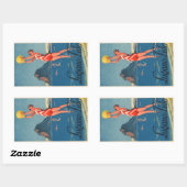 Lugano Lido Rechthoekige Sticker (Vel)