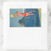 Lugano Lido Rechthoekige Sticker (Tas)