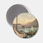 Lugano, op de kade, Tessin,  P Magneet (Voorkant / Achterkant)