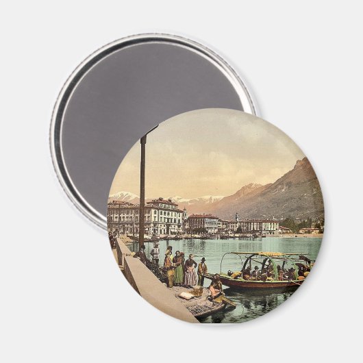 Lugano, op de kade, Tessin,  P Magneet (Voorkant / Achterkant)