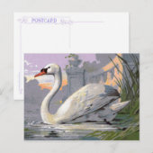 Lugano Swan Briefkaart (Voorkant / Achterkant)
