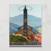 Lugano Tesserete, Village Church, Zwitserland Briefkaart (Voorkant)