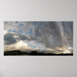 Lugano voor het storm poster