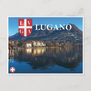 Lugano - Zwitserland Feestdagenkaart