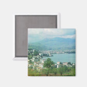 Lugano Zwitserland Magneet (Voorkant / Achterkant)