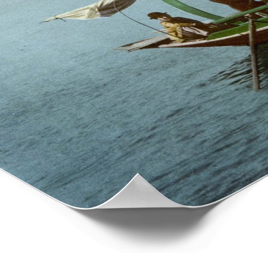 Lugano, Zwitserland Poster (Hoek)