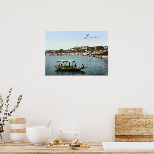 Lugano, Zwitserland Poster (Keuken)