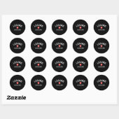 Lugano Zwitserland Ronde Sticker (Vel)