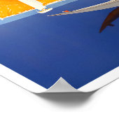 Lugano Zwitserland vintage-Poster Poster (Hoek)