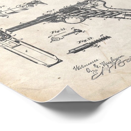 Luger Pistol Art Print (Hoek)