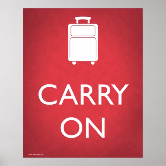 Luggage Poster (Voorkant)
