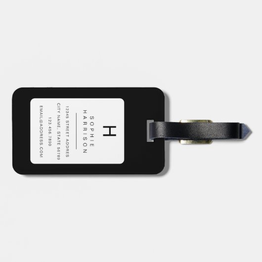 Luggage Tag Bagagelabel (Achterkant horizontaal)