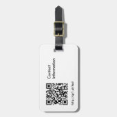 Luggage Tag Bagagelabel (Voorkant verticaal)