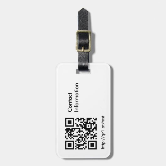 Luggage Tag Bagagelabel (Voorkant verticaal)