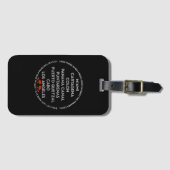 Luggage Tag Dark Bagagelabel (Voorkant (horizontaal))
