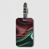 Luggage tag in stylish graphic bagagelabel (Voorkant (verticaal))