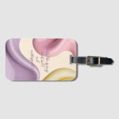 Luggage tag in stylish graphic bagagelabel (Voorkant (horizontaal))