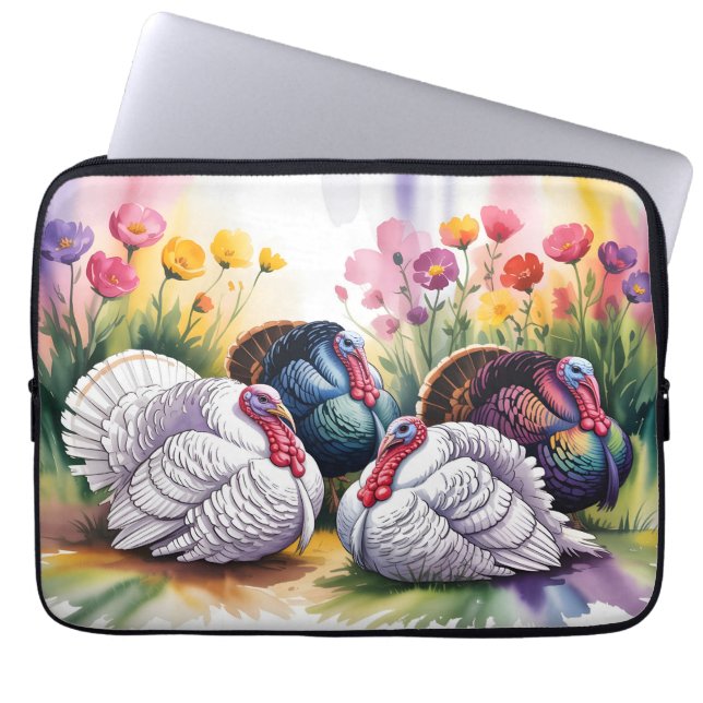 Luggage Tag Laptop Sleeve (Voorkant)