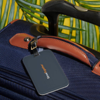 Luggage Tag - Single-sided w/ Card Slot Bagagelabel