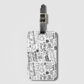 LUGGAGE TAG WITH AFFIRMATIONS BAGAGELABEL (Voorkant (verticaal))